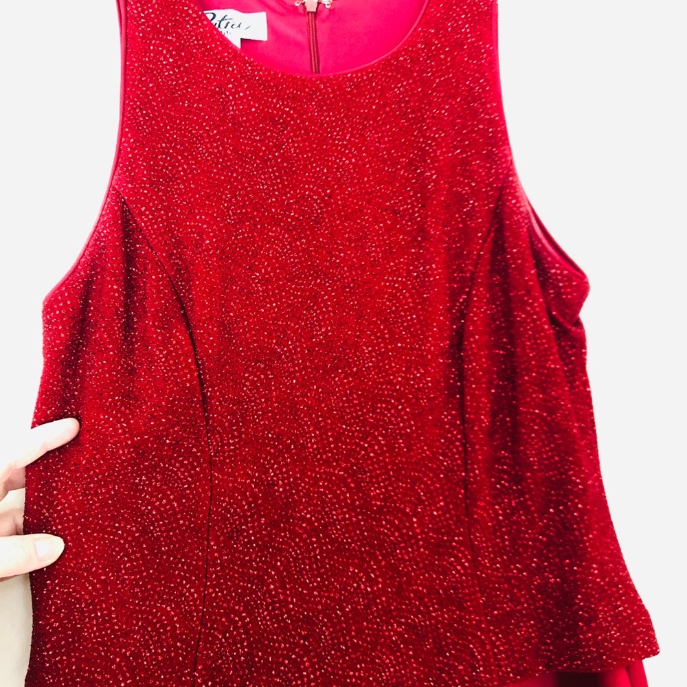 Red gown